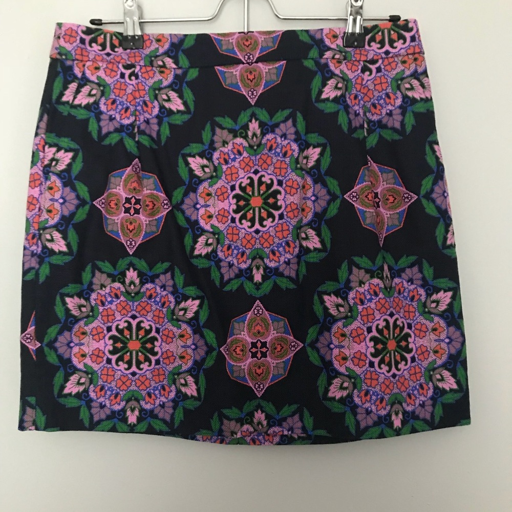 J. Crew Printed Mini Skirt